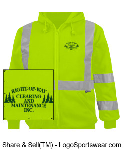 Game Sportswear Adult  Mack Hoodie ANSI/ISEA 107-2020 Class 3 Design Zoom